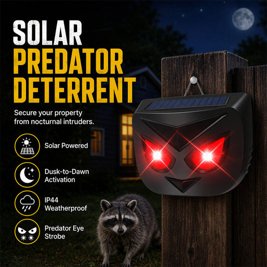 🔥🔥SPECIALE AANBIEDING 50% KORTING🔥Zonne-energie-dierenverjager met knipperende LED-lampjes