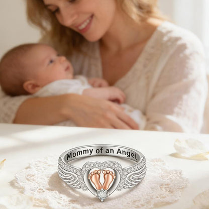 Sparkling Heart-herdenkingsring voor moeders