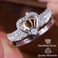Sparkling Heart-herdenkingsring voor moeders