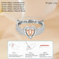 Sparkling Heart-herdenkingsring voor moeders