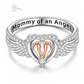 Sparkling Heart-herdenkingsring voor moeders