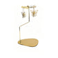 🕯️ NU 50% KORTING! ✨ Decoratieve gouden draaibare kaarsenhouder – Elegant draaiend ontwerp, gouden afwerking en stevig – Perfect voor tafelversieringen en een gezellige interieurdecoratie 🌟