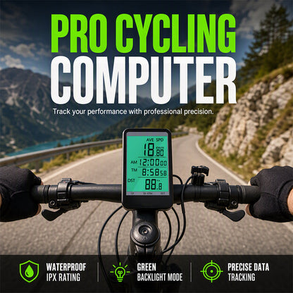 Waterdichte fietscomputer