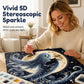 🥳HOT SALE 2026🥳💞Meer dan 8.000 stuks verkocht! 🎃🎁 50% KORTING! Halloween Ghost Diamond Art-set! 5D full drill, HD-canvas en gotisch kantontwerp. Griezelig leuk knutselproject – sla je slag en bespaar! 👻✅