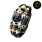 Glow-in-the-Dark-armband met 12 sterrenbeelden van leer voor mannen en vrouwen (6,9/8,1 inch