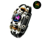 Glow-in-the-Dark-armband met 12 sterrenbeelden van leer voor mannen en vrouwen (6,9/8,1 inch