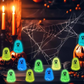 👻 KOOP 2 SETS, KRIJG 1 SET GRATIS! Leuke Halloween Spookdecoraties – Griezelig, Sfeervol & Perfect voor Tuin, Deur & Feestje 🎃🕷️