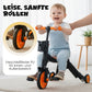 Multifunctionele, ombouwbare driewielige step voor kinderen