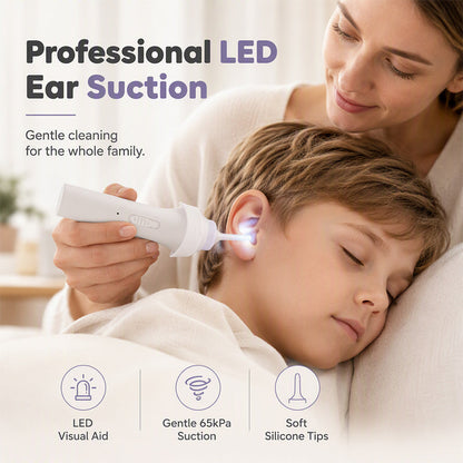 💡 2+1 GRATIS! LED Oorreiniger voor het Hele Gezin – Verwijder Oorsmeer Veilig en Zacht, Perfect voor Kinderen en Volwassenen 👨‍👩‍👧‍👦✨