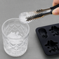 💀 3D-siliconen ijsblokjesvorm in de vorm van een schedel met deksel – Leuke ijsvorm die langzaam smelt, voor whisky, cocktails en Halloween-drankjes