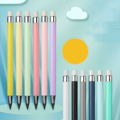 ✏️ Everlasting Pencil with Eraser – No Sharpening Needed, Break-Resistant Writing Pencil for School, Drawing & Daily Use