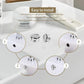 Afvoerplug voor wastafel, set van 4 ronde afvoerpluggen, vervangende ring voor overloopafvoer, wastafelaccessoire voor huis, keuken en badkamer, badkameraccessoires, badkamerarmaturen, badkamergadgets, afvoerplug