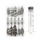 📢📢 50% KORTING!! 🎂✨Maak 3D-bloemen in gelatine die eruitzien alsof ze echt zijn – Professioneel Jelly Art Gereedschap van RVS 🎂✨