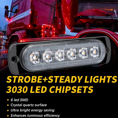 Waterdichte Stabiele en Stroboscoop LED-lamp voor Vrachtwagens en Motoren