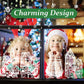 Kerstdorp-set met raamstickers