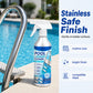 Reinigingsspray voor zwembadapparatuur en -accessoires