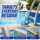 Reinigingsspray voor zwembadapparatuur en -accessoires
