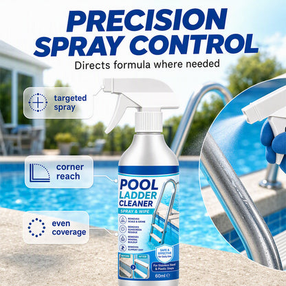 Reinigingsspray voor zwembadapparatuur en -accessoires