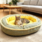 🐾 50% KORTING! Huisdierbed met Schuimbasis & Dubbele Textuur – 5 Maten, 3 Kleuren | Voor Hond & Kat 🛏️☁️