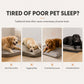 🐾 50% KORTING! Huisdierbed met Schuimbasis & Dubbele Textuur – 5 Maten, 3 Kleuren | Voor Hond & Kat 🛏️☁️