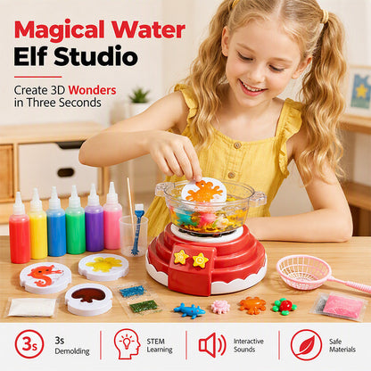 🧪 Magische waterfiguren DIY-set met mini-hotpot