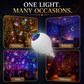 🎄 Draaiende kerstprojectorlamp | 16 patronen