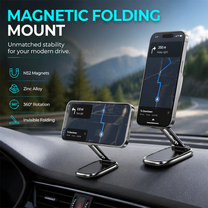 360° draaibare magnetische telefoonhouder voor in de auto