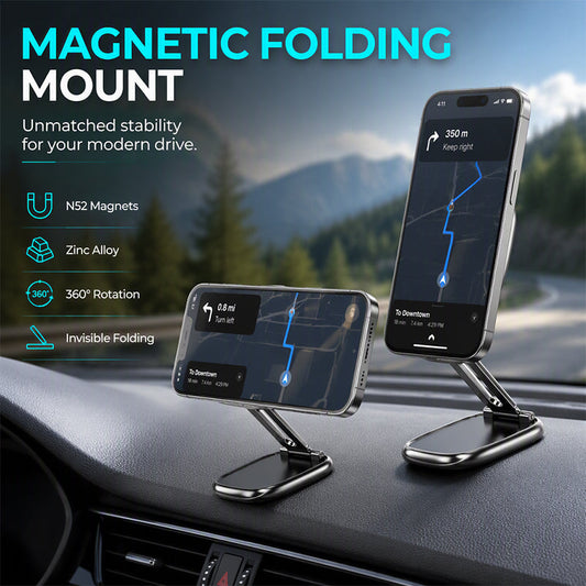 360° draaibare magnetische telefoonhouder voor in de auto