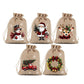 🎄⛄Losse snoepjes en cadeautjes netjes verpakt in seconden – Kerst Jute Cadeauzakjes met Trekkoord 🎁🎄