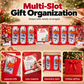 🎄 50% KORTING! ✨ Feestelijke cadeaubonhouder – met meerdere vakjes, ruimte voor kerstkaartjes en een envelop met lint – maak van contant geld een attent kerstcadeau 💌