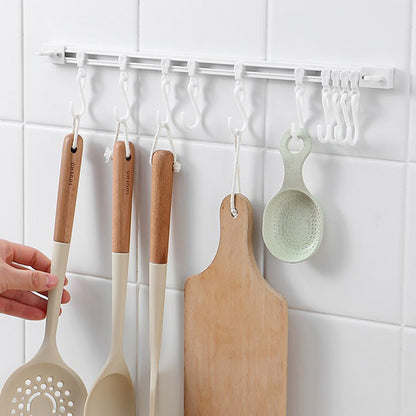 🔥🍳 50% korting! Zelfklevende keukenrail maet 10 schuifhaken – ruimtebesparend, zonder boren & stevig. Houd uw keuken georganiseerd! ✨🔧
