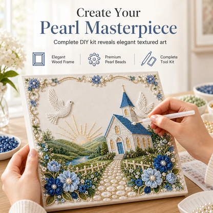 DIY-set voor decoratieve schilderijen met parels