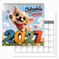 🐕Chihuahua-wandkalender voor 12 maande