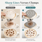 Roestvrijstalen sjabloon voor latte art