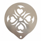 Roestvrijstalen sjabloon voor latte art