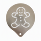 Roestvrijstalen sjabloon voor latte art