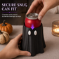 3D-geprinte Halloween-blikjeshouder met deksel in de vorm van een heksenhoed