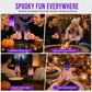 3D-geprinte Halloween-blikjeshouder met deksel in de vorm van een heksenhoed