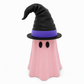 3D-geprinte Halloween-blikjeshouder met deksel in de vorm van een heksenhoed