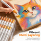 🎨✨ Acrylmarkers met zachte penseelpunt – Levendige kleuren voor creatieve projecten
