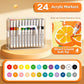 🎨✨ Acrylmarkers met zachte penseelpunt – Levendige kleuren voor creatieve projecten