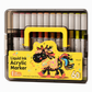 🎨✨ Acrylmarkers met zachte penseelpunt – Levendige kleuren voor creatieve projecten