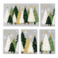 3-Piece Christmas Window Cling Decals Set