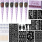 Complete 3-kleuren henna-tatoeageset