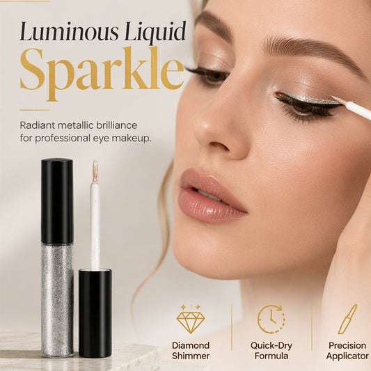 ✨ Vloeibare glitter-eyeliner – Extra glans & nauwkeurig aan te brengen