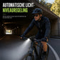 🚴 Slimme LED Fietslamp met Automatische Lichtsensor en Digitale Batterijdisplay