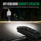🚴 Slimme LED Fietslamp met Automatische Lichtsensor en Digitale Batterijdisplay