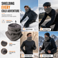 🧣 Winter fiets nekwarmer – Dubbellaags fleece windbescherming