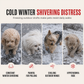 🐶❄️ Warme Hondenjas van Dubbelzijdig Pluche – Met D-Ringen voor de Riem & Comfortabele Pasvorm