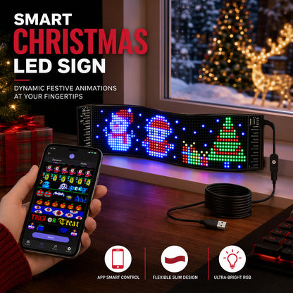 Flexibel LED-autodisplay met slimme app-bediening